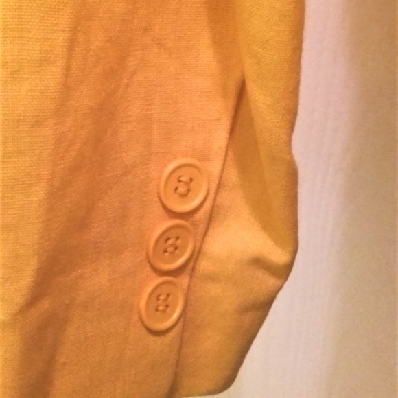 Ego | Double Breasted Sunshine Yellow Orange Jacket - Picture 4 of 8